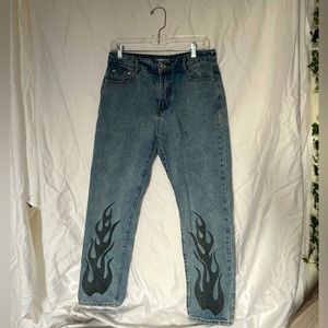 Adika Black Flame Jeans